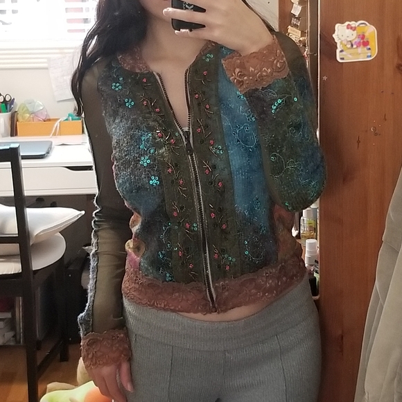 Lulu. H mesh fairy zip up - Picture 6 of 7